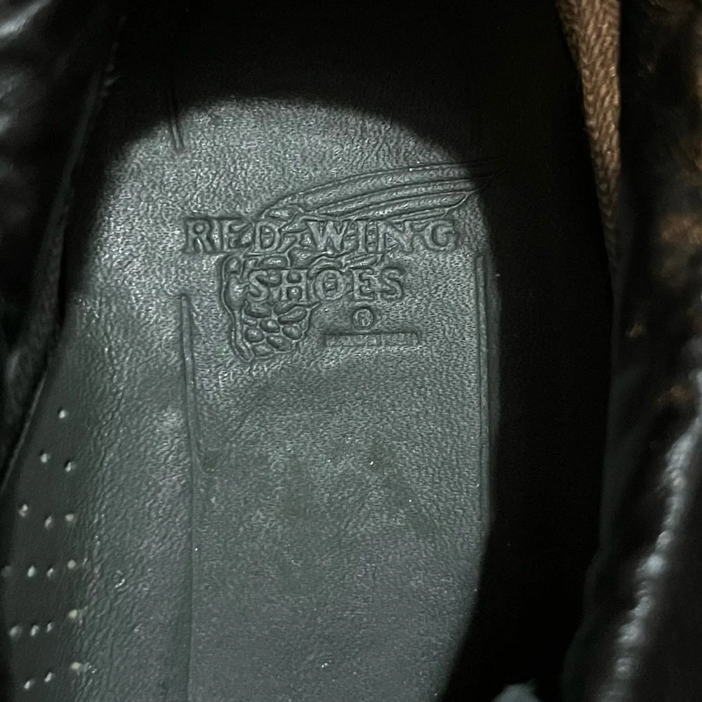 Red Wing Shoes Black Leather Oxfords Size 9 1/2 EEE